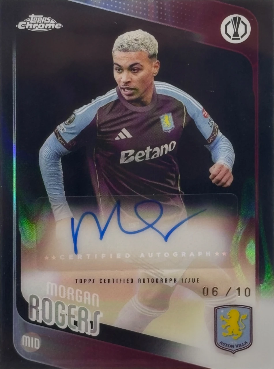 2025-26 Topps Chrome UEFA Club Competitions Morgan Rogers /10