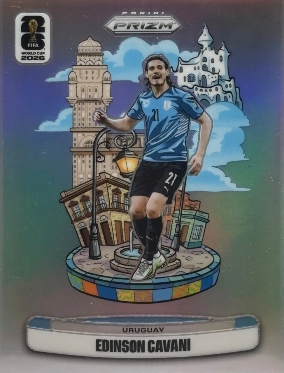 2026 Panini Prizm National Landmarks Edinson Cavani