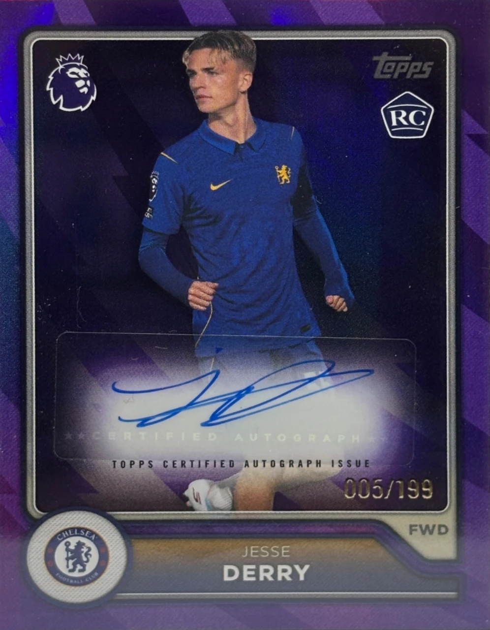 2026-27 TOPPS FLAGSHIP PREMIER LEAGUE Jesse Derry /199