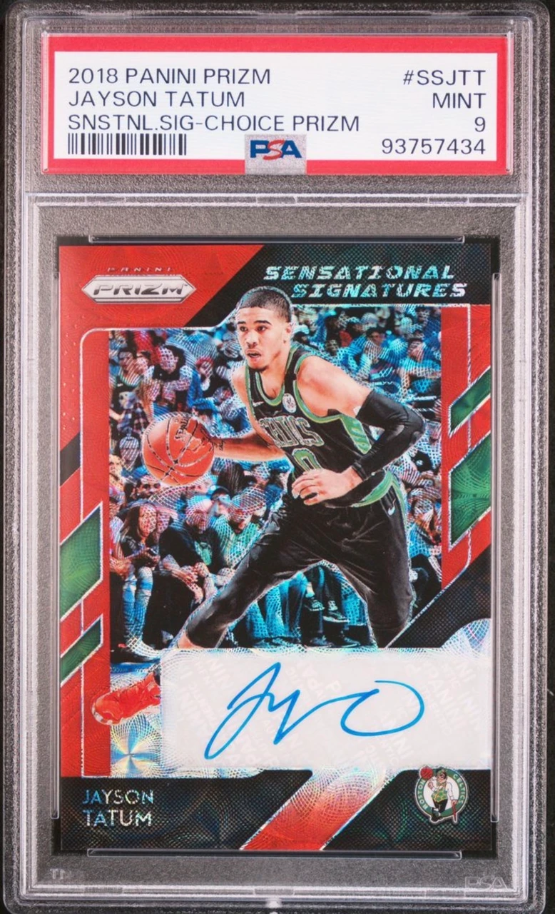 2018 Panini Prizm Sensational Signatures Jayson Tatum