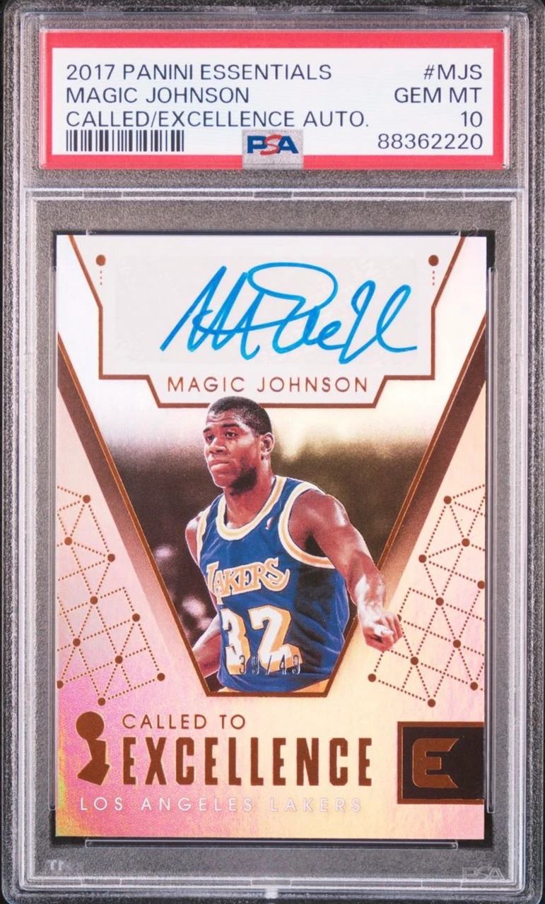 2017-18 Panini Essentials Called to Excellence Auto Magic Johnson