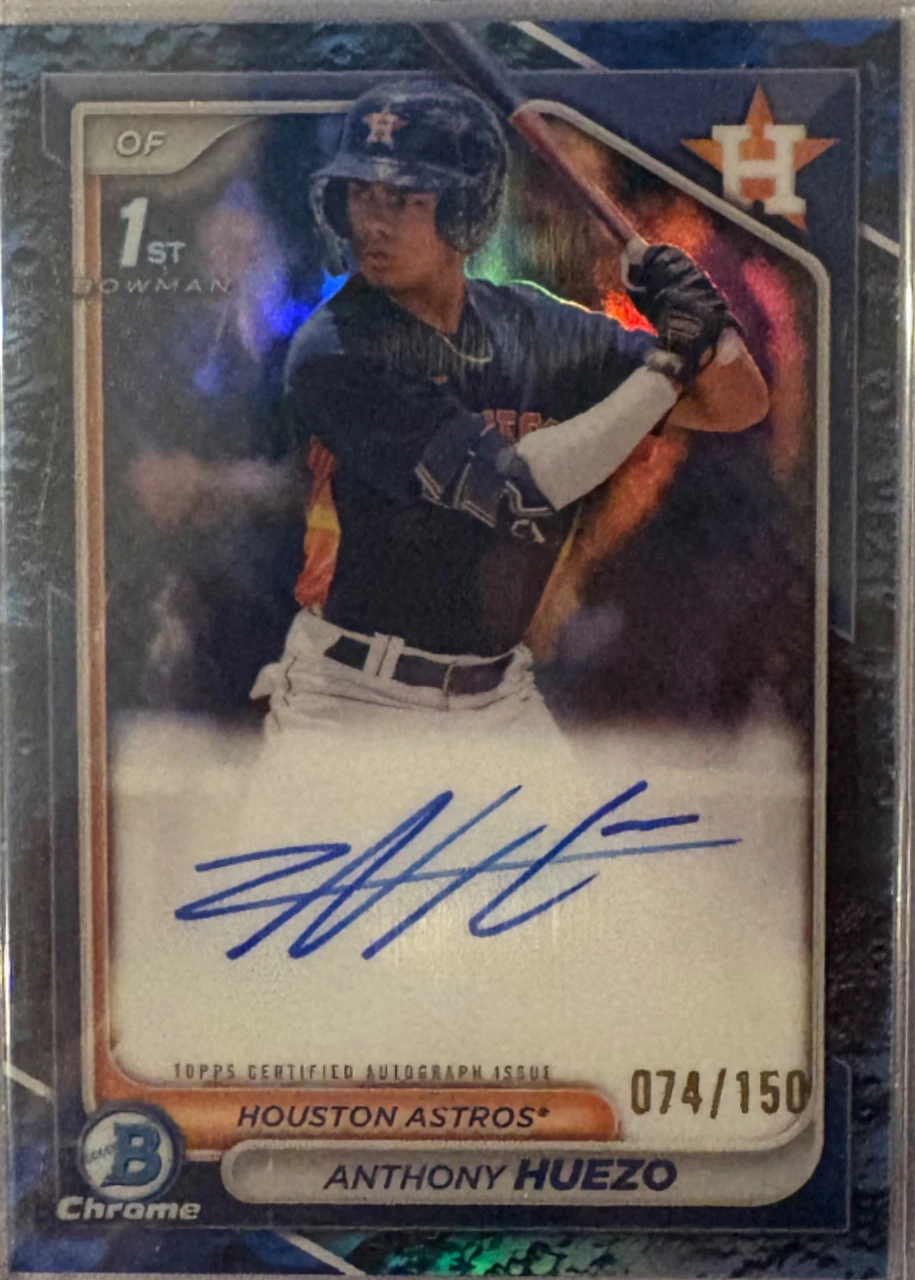 2025 Bowman Chrome Anthony Huezo 1st Bowman Autograph