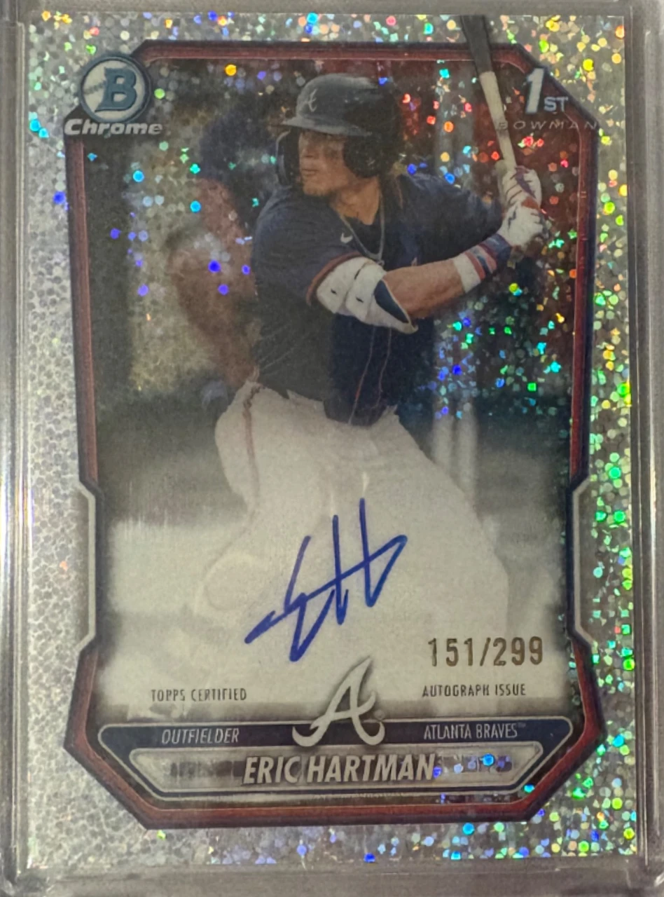 2026 Bowman Chrome Eric Hartman 1st Bowman Autograph