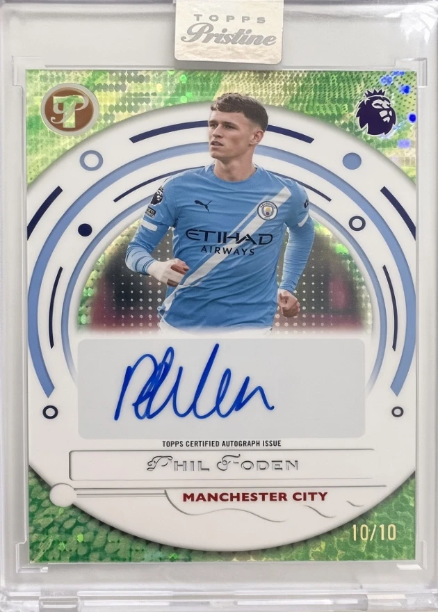 2026 TOPPS PRISTINE PREMIER LEAGUE SOCCER Phil Foden Autograph 10/10