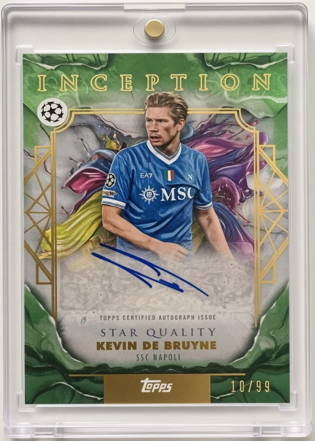 Topps Inception UEFA Club Competitions 2025/26 Star Quality Autograph Kevin De Bruyne