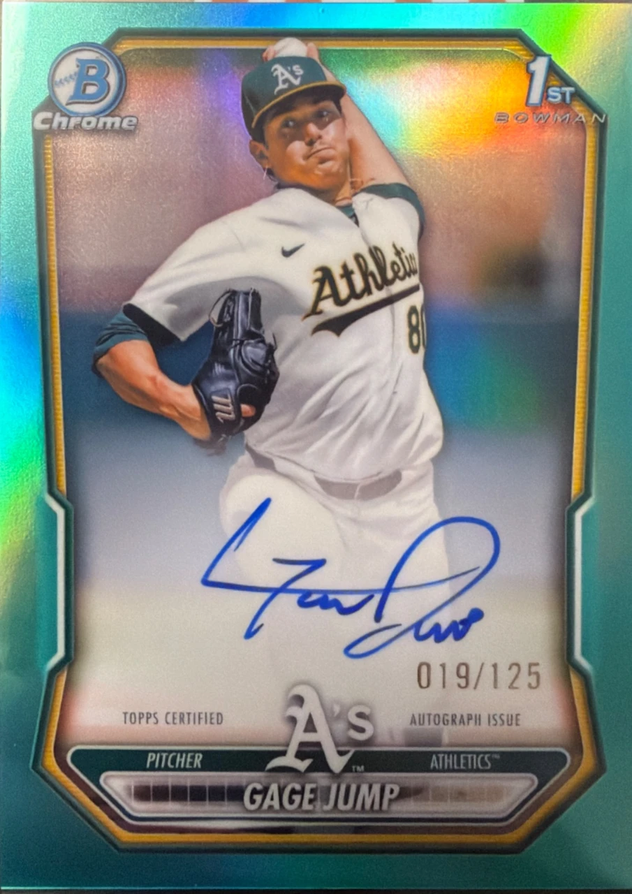 2026 Bowman Chrome Gage Jump 1st Bowman Autograph