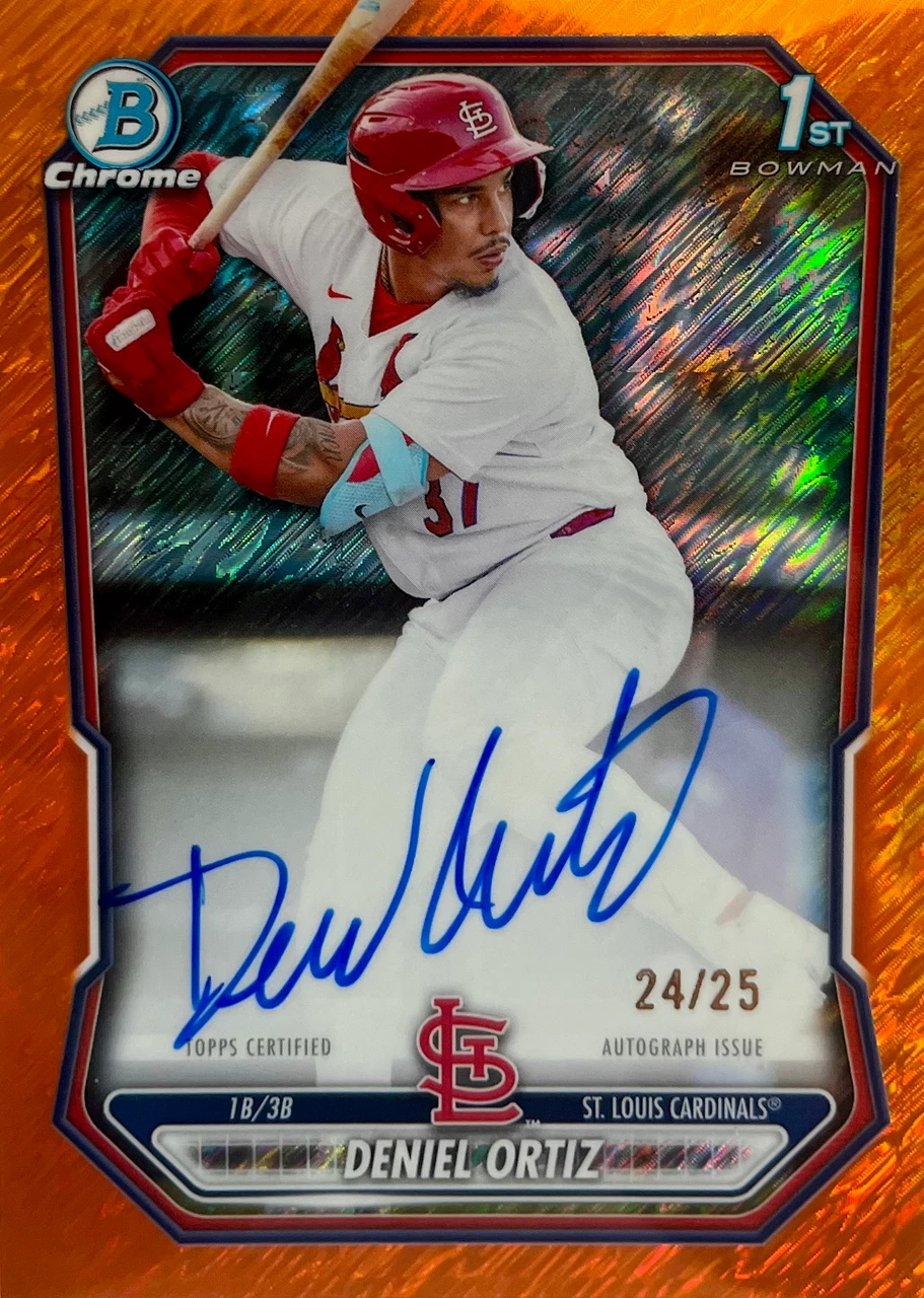 2026 Bowman Chrome Deniel Ortiz 1st Bowman Autograph