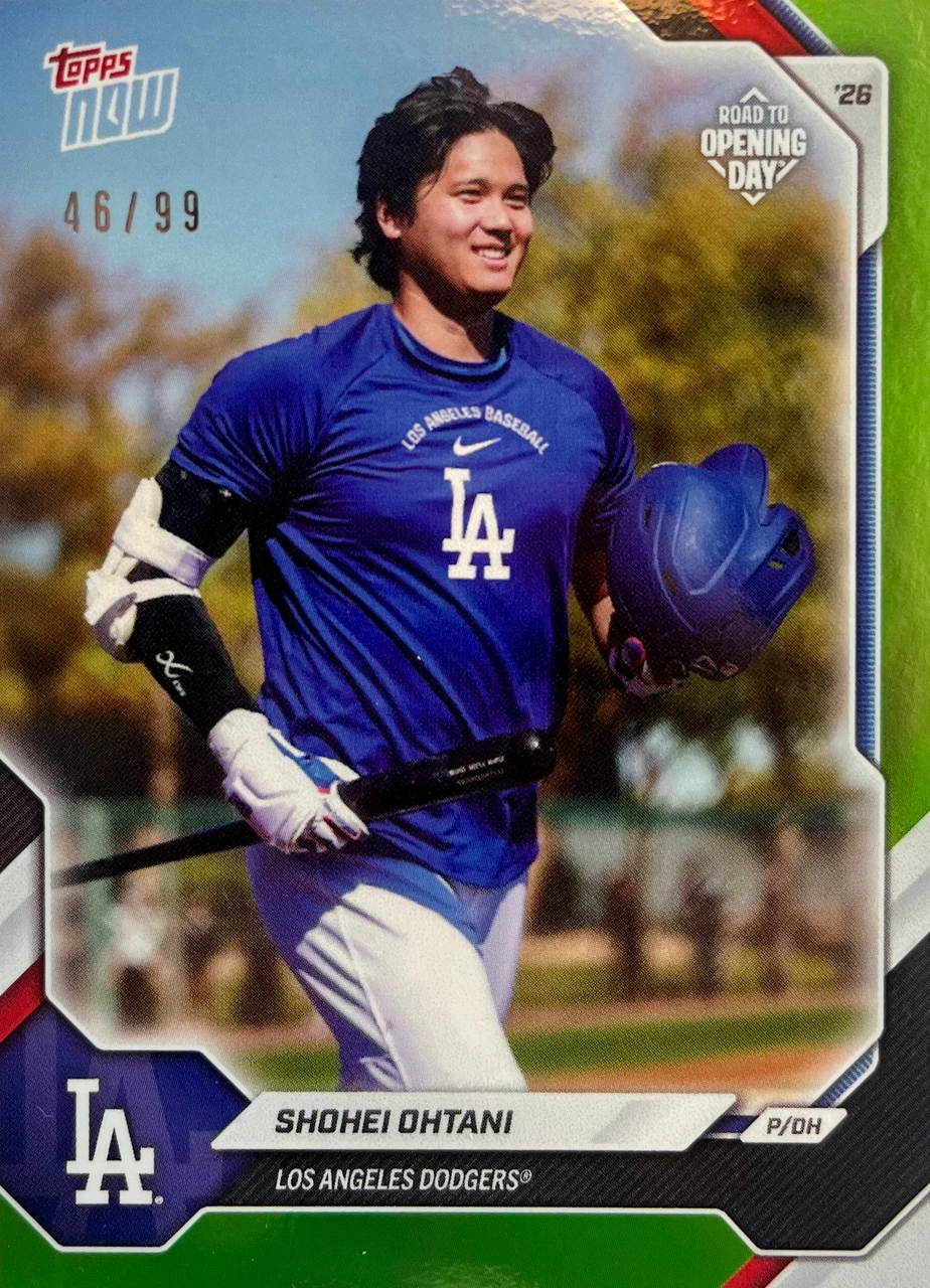 2026 Topps Now Road to Opening Day Shohei Ohtani