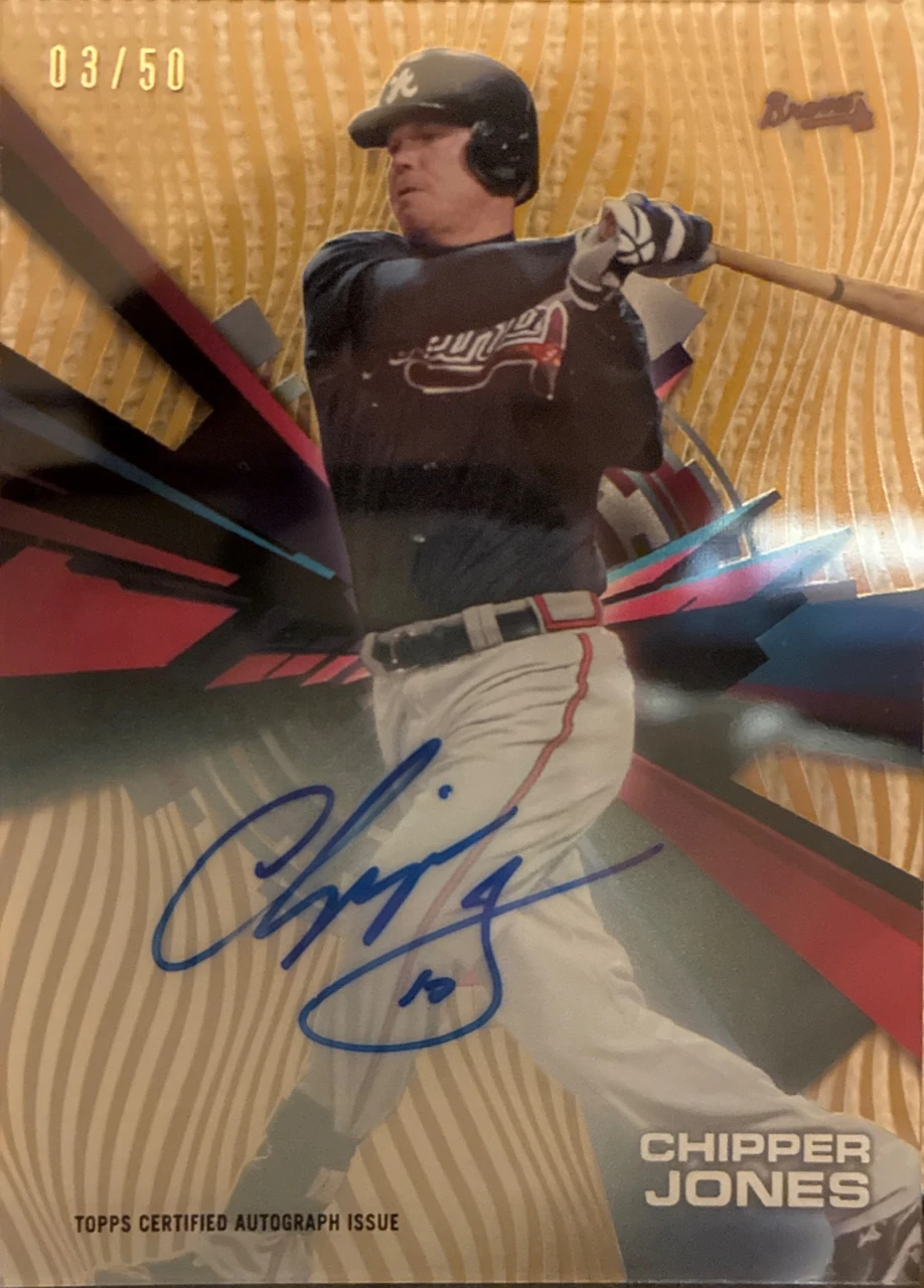 CHIPPER JONES AUTO 03/50