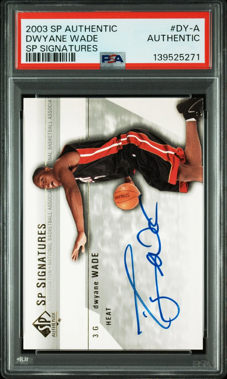 2003 SP AUTHENTIC SP SIGNATURES #DY-A DWYANE WADE