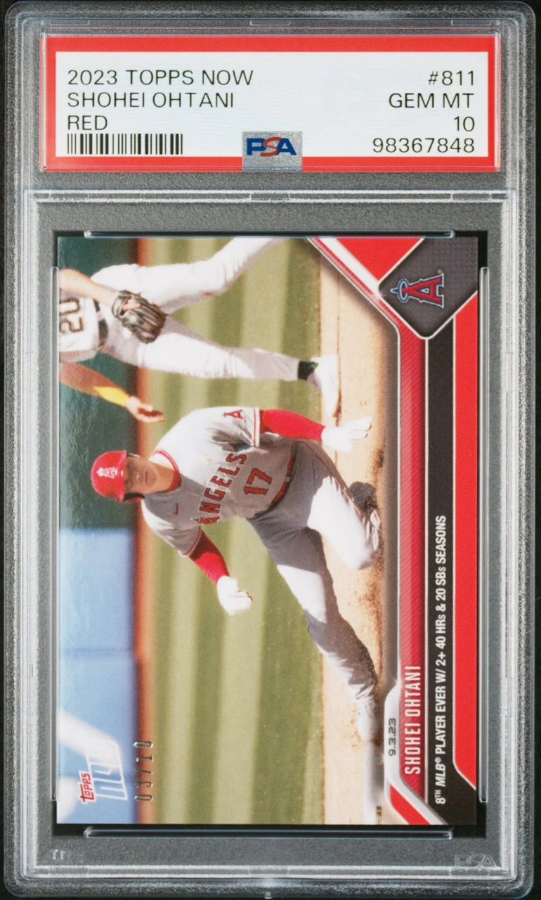 TOPPS NOW #811 SHOHEI OHTANI RED