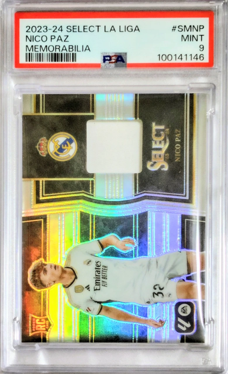 PANINI SELECT LA LIGA SELECT MEMORABILIA #SMNP NICO PAZ MEMORABILIA