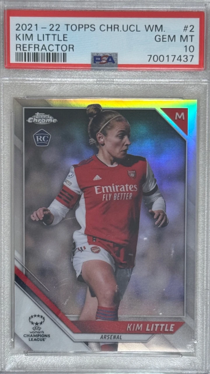 2021-22 Topps Chrome UEFA Women's Champions League Kim Little Refractor