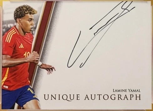 futera Lamine Yamal 　unique autograph 01/01