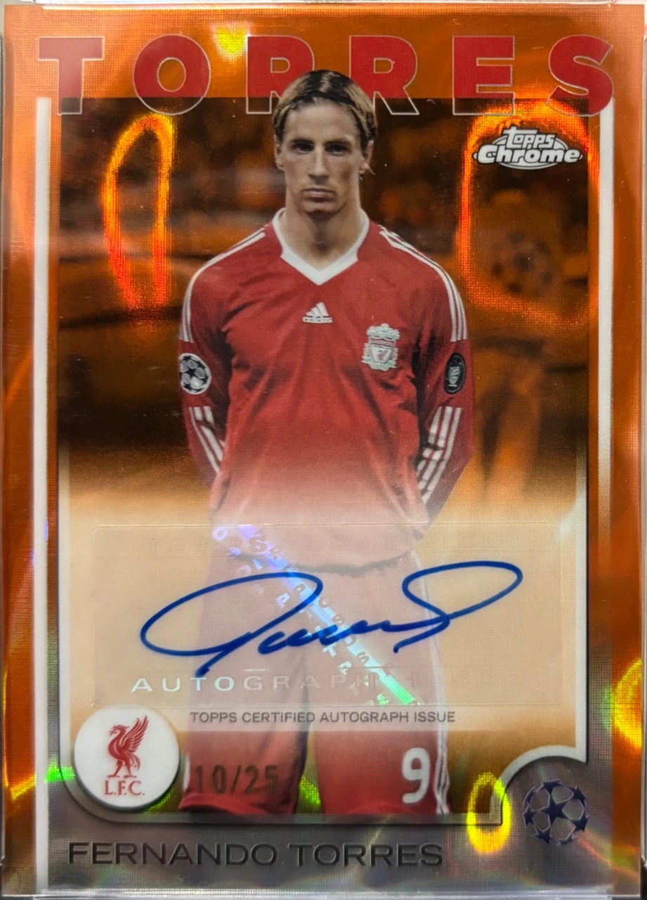 topps Chrome Fernando Torres 10/25