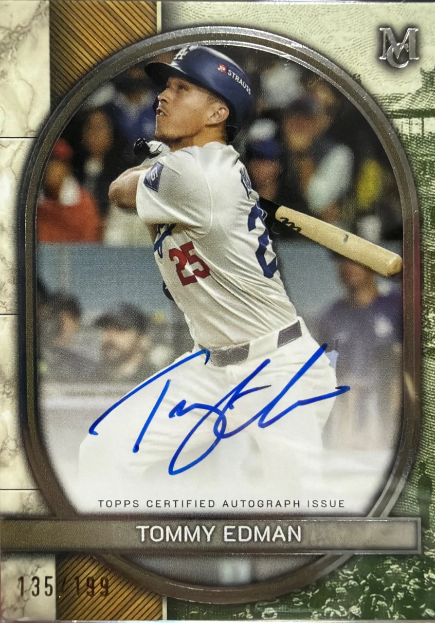 2025 TOPPS MUSEUM COLLECTION ARCHIVAL AUTOGRAPHS TE TOMMY EDMAN