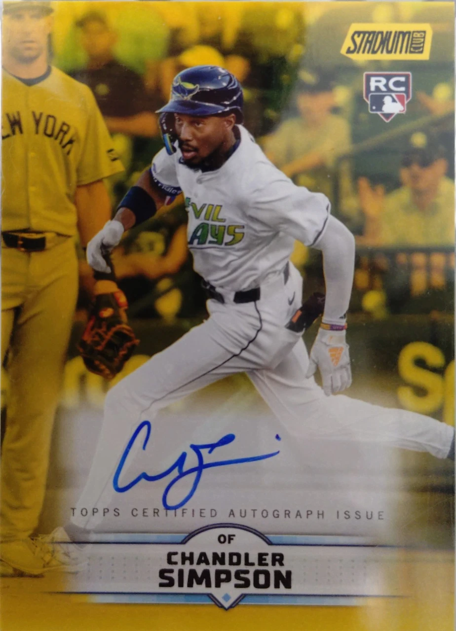 2025 Topps Stadium Club Chandler Simpson Autograph