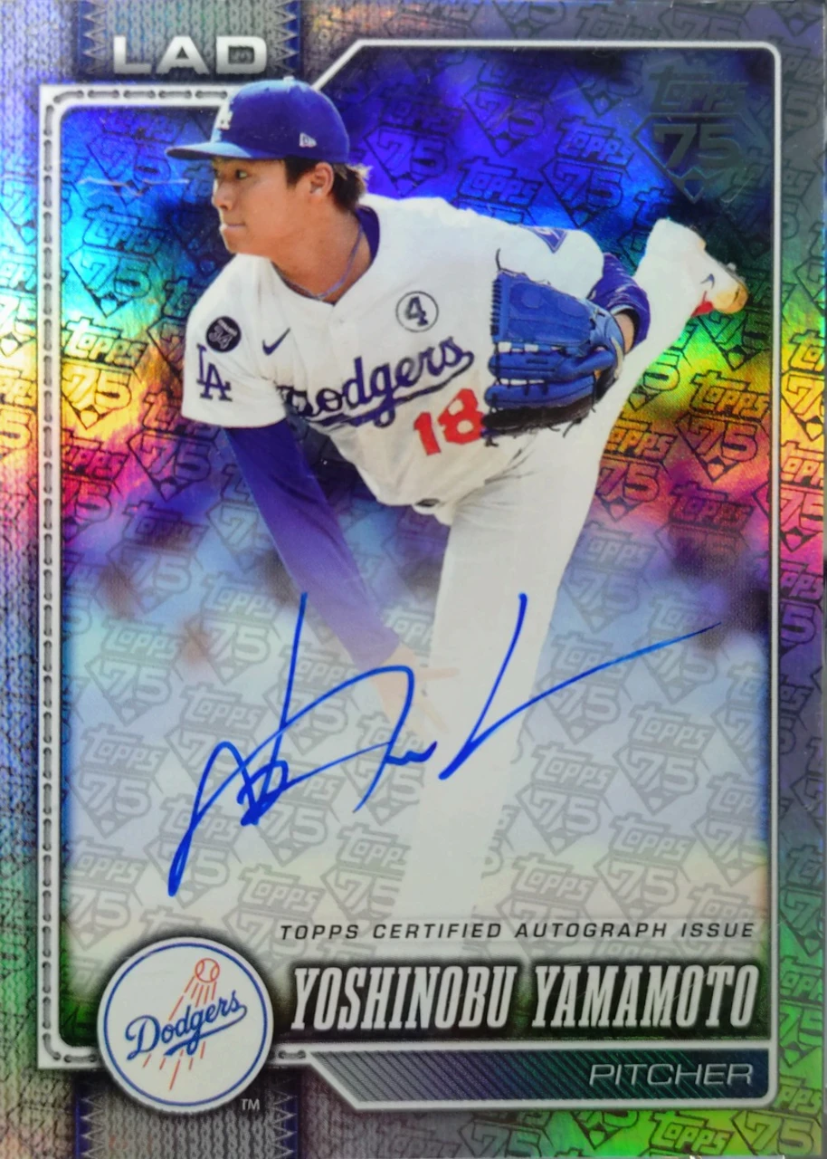 2026 Topps Yoshinobu Yamamoto Autograph
