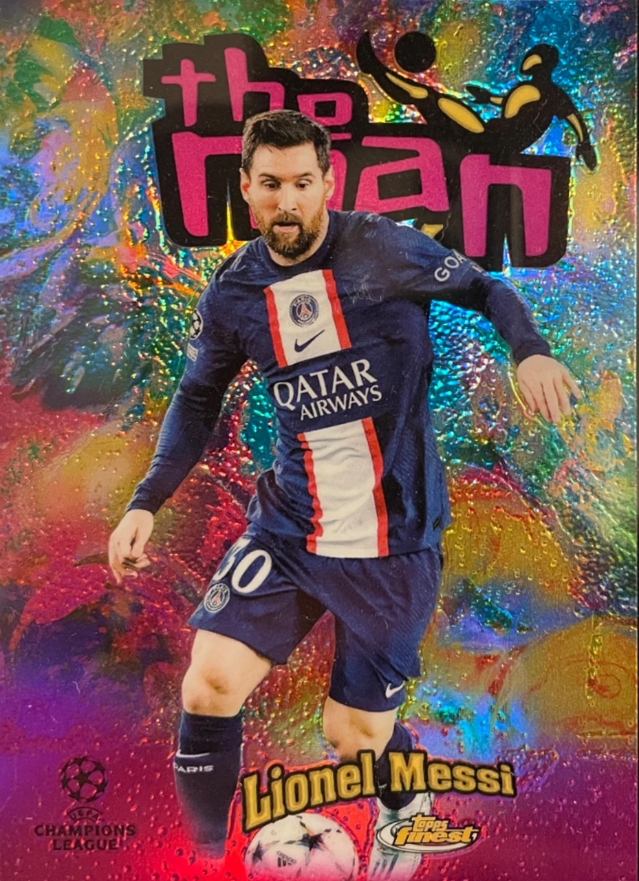 2022 Topps Finest The Man Lionel Messi