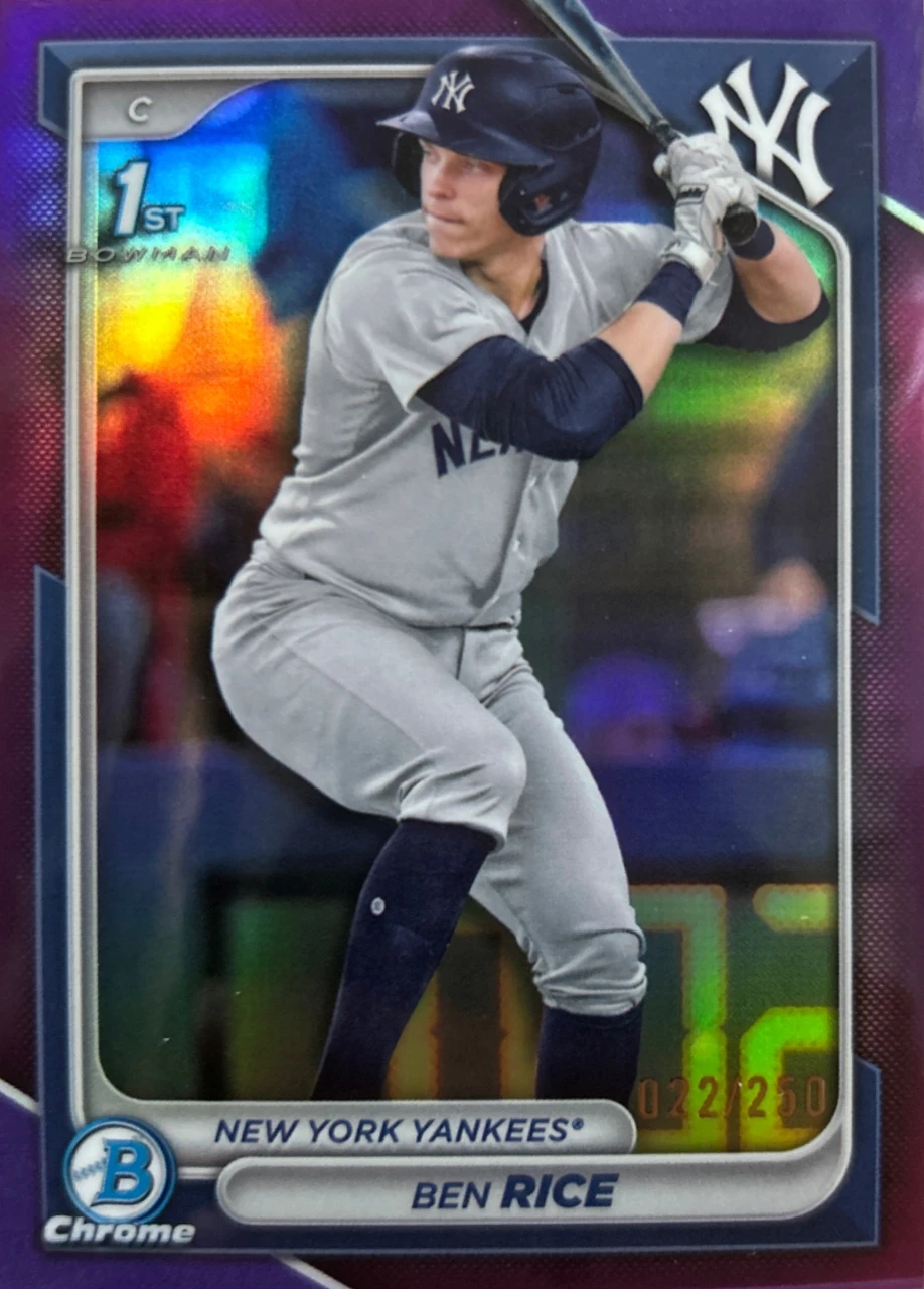 2024 Bowman Chrome Ben Rice