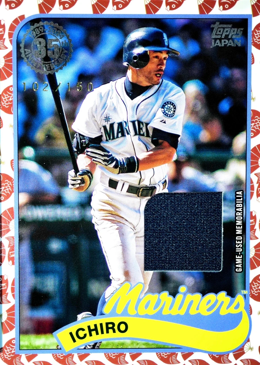 2024 Topps Japan Edition Baseball_#89JR-I_1989 Topps Baseball Relic - Ichiro_Koi Fish - 102/150
