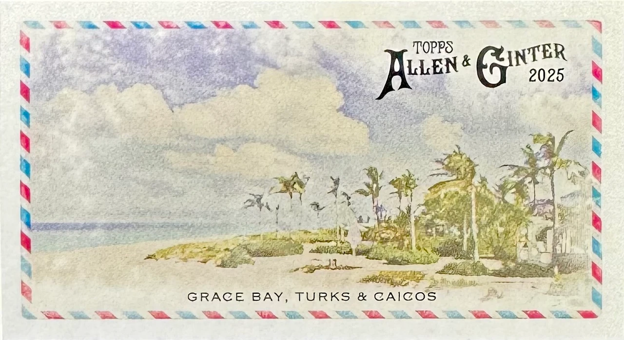 2025 Topps Allen & Ginter Baseball_#BI-6_Beachin’ It - Grace Bay