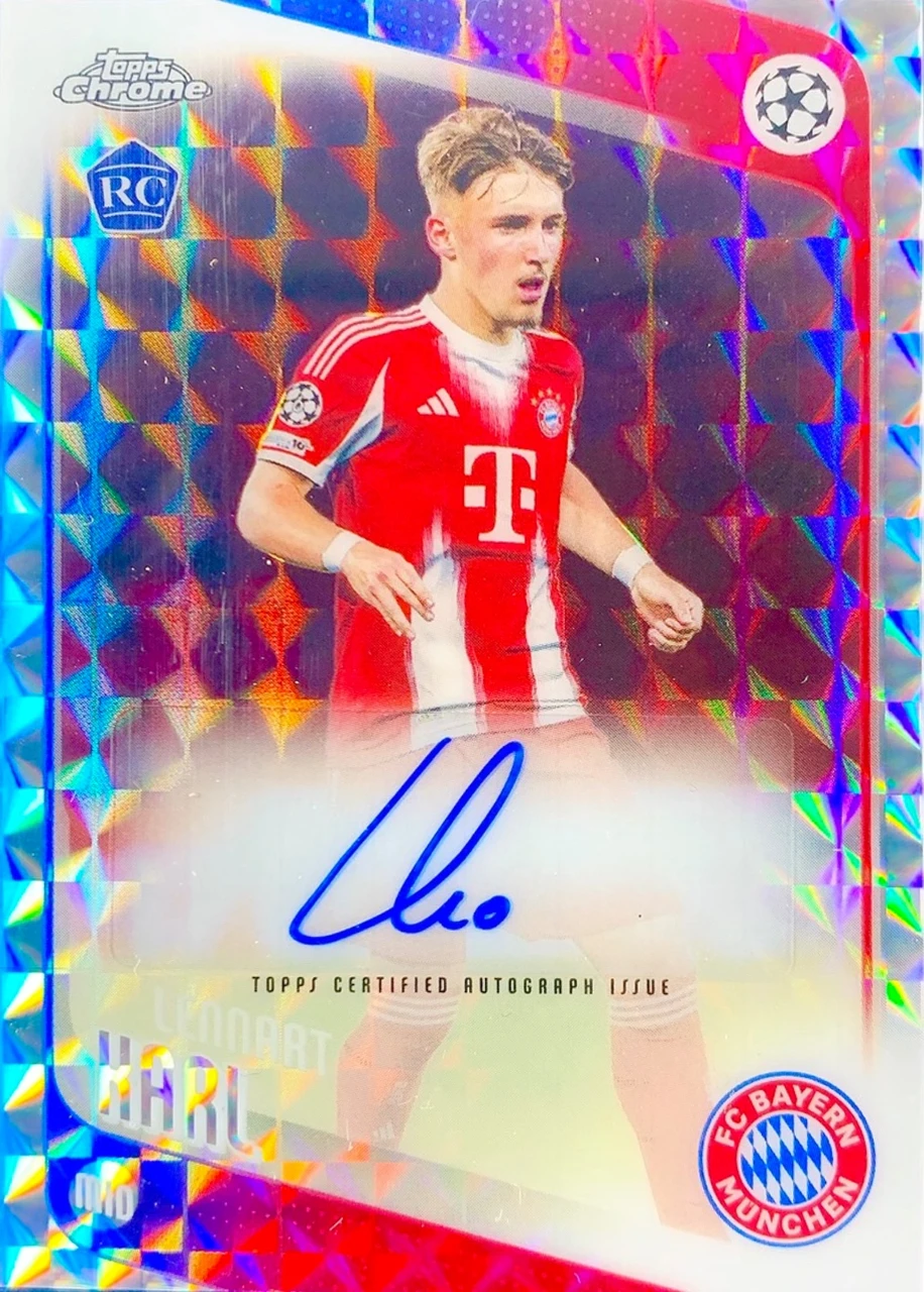 2025/26 Topps Chrome UEFA Club Competitions Lennart Karl Autograph