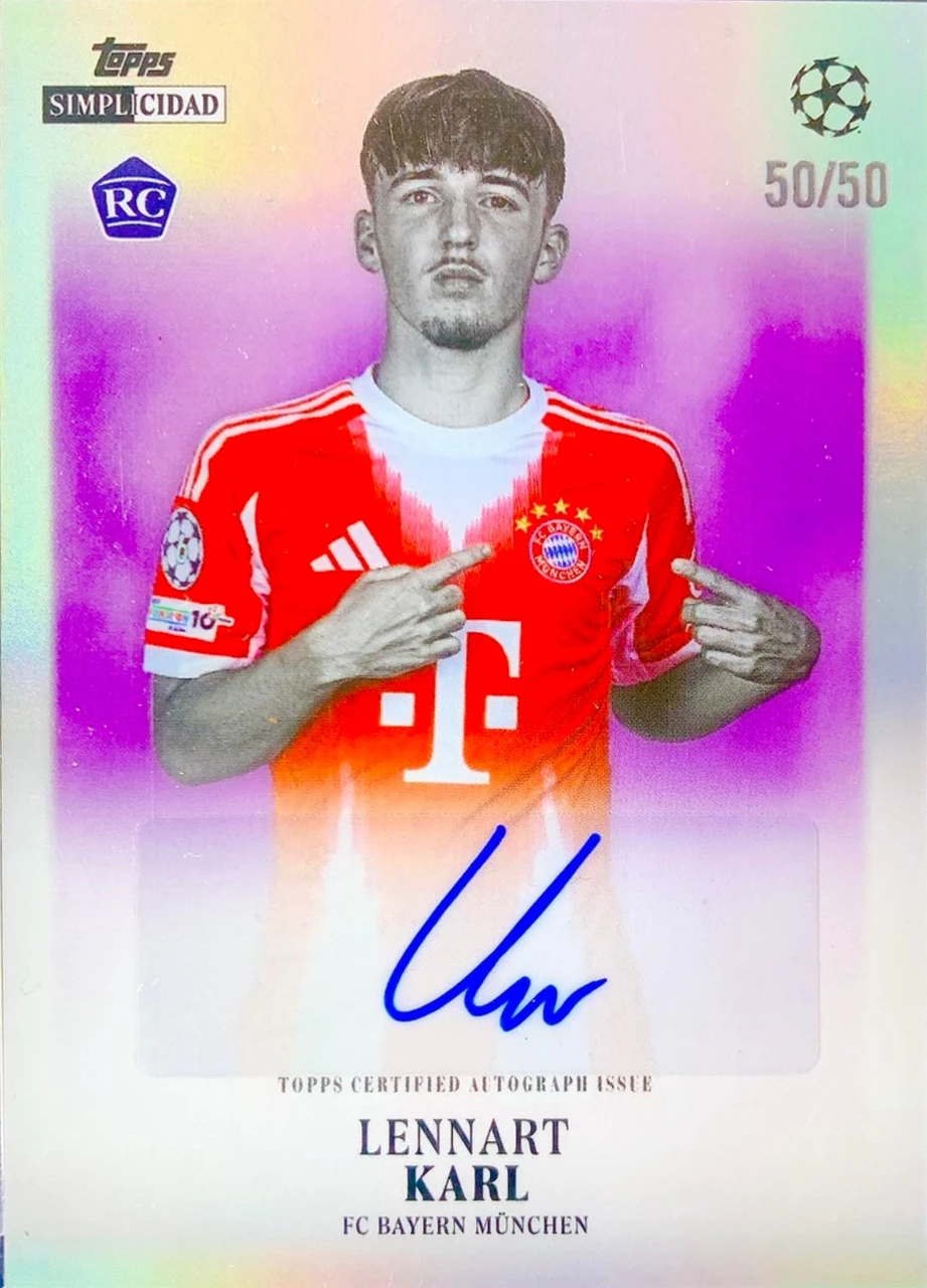 Lennart Karl / 2025/26 / Topps / UCC Simplicidad / 50/50