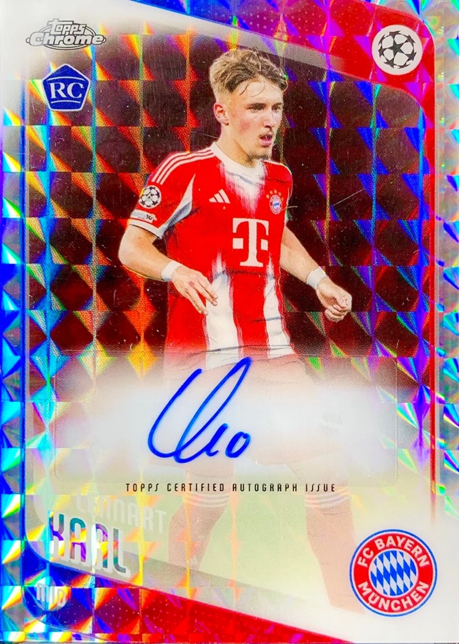 2025/26 Topps Chrome UEFA Club Competitions Lennart Karl Autograph